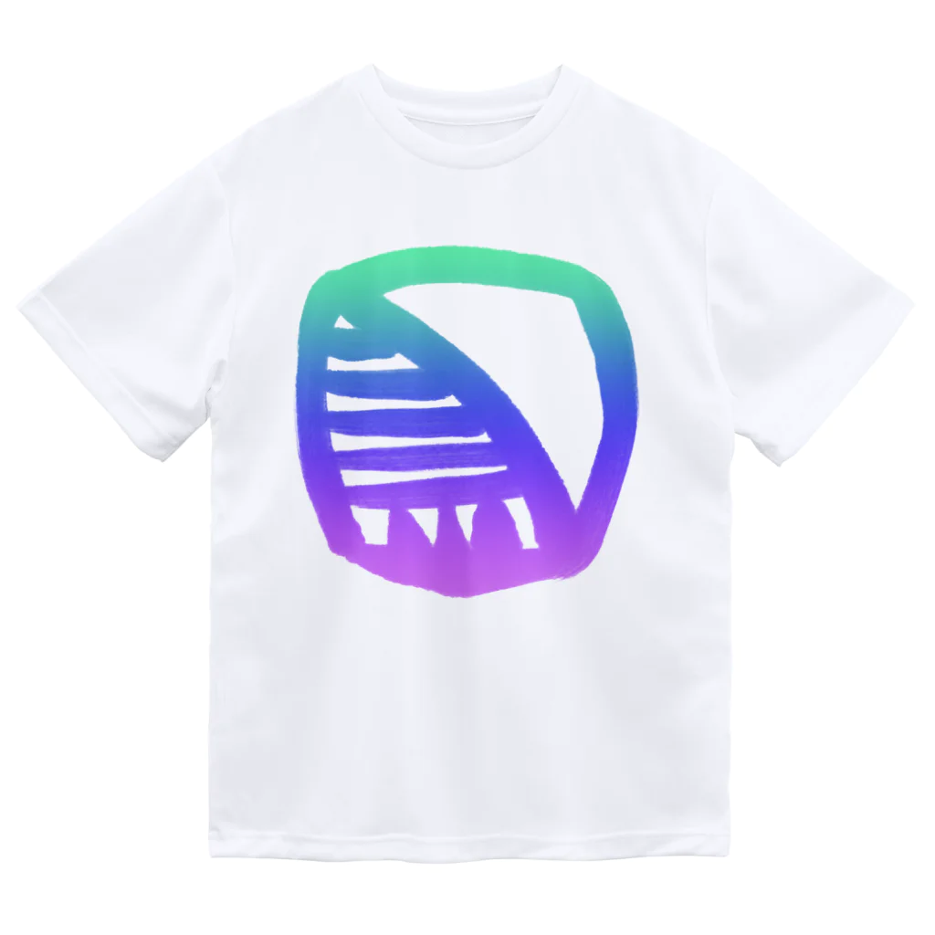 島本わかば🔰🐟🥕とりもとの島本ロゴ　グラデーション筆 Dry T-Shirt