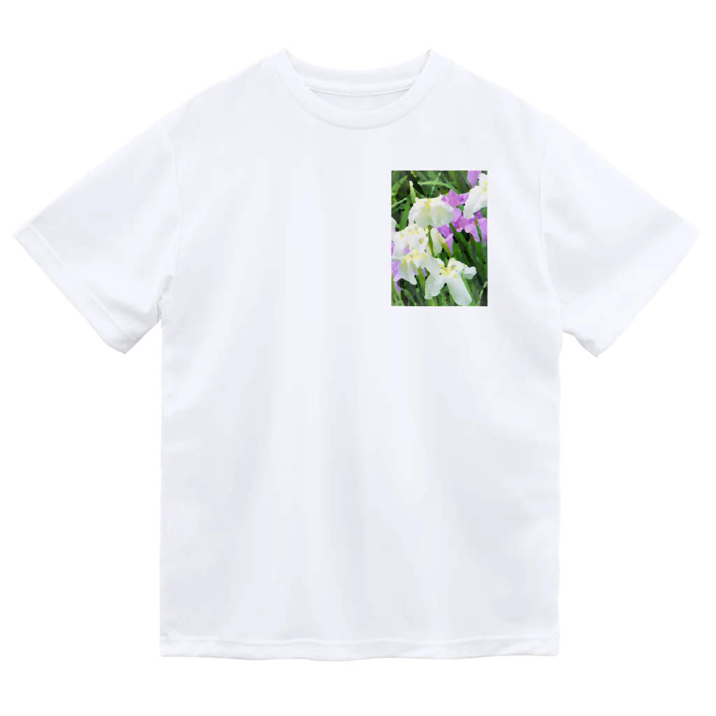 Hanamusubi001の花菖蒲 ドライTシャツ