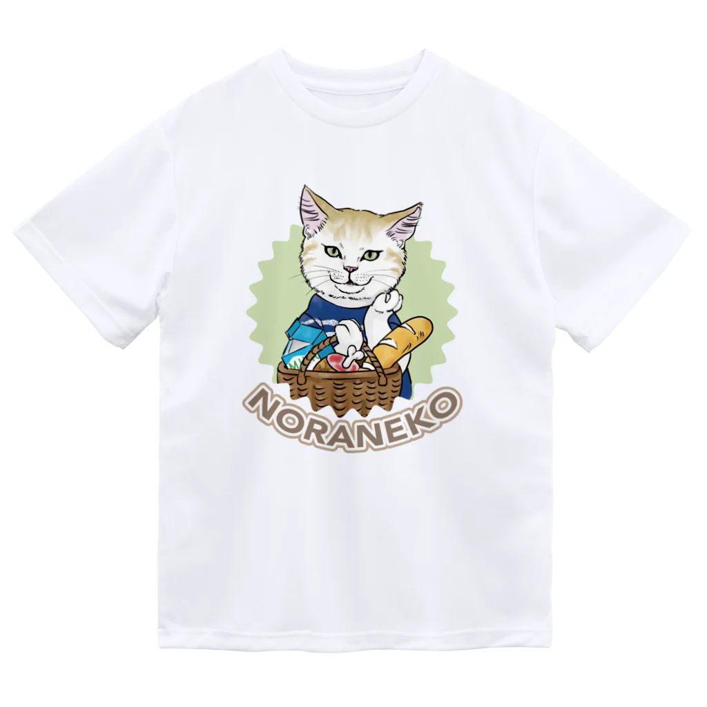 noraneko_storeのお買い物猫 Dry T-Shirt