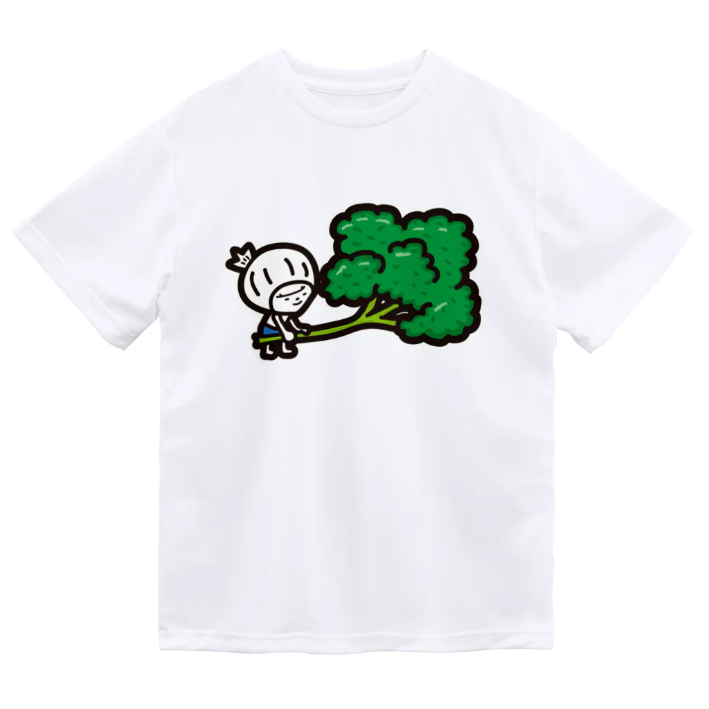 きくのらくがきのパセリときく ドライTシャツ