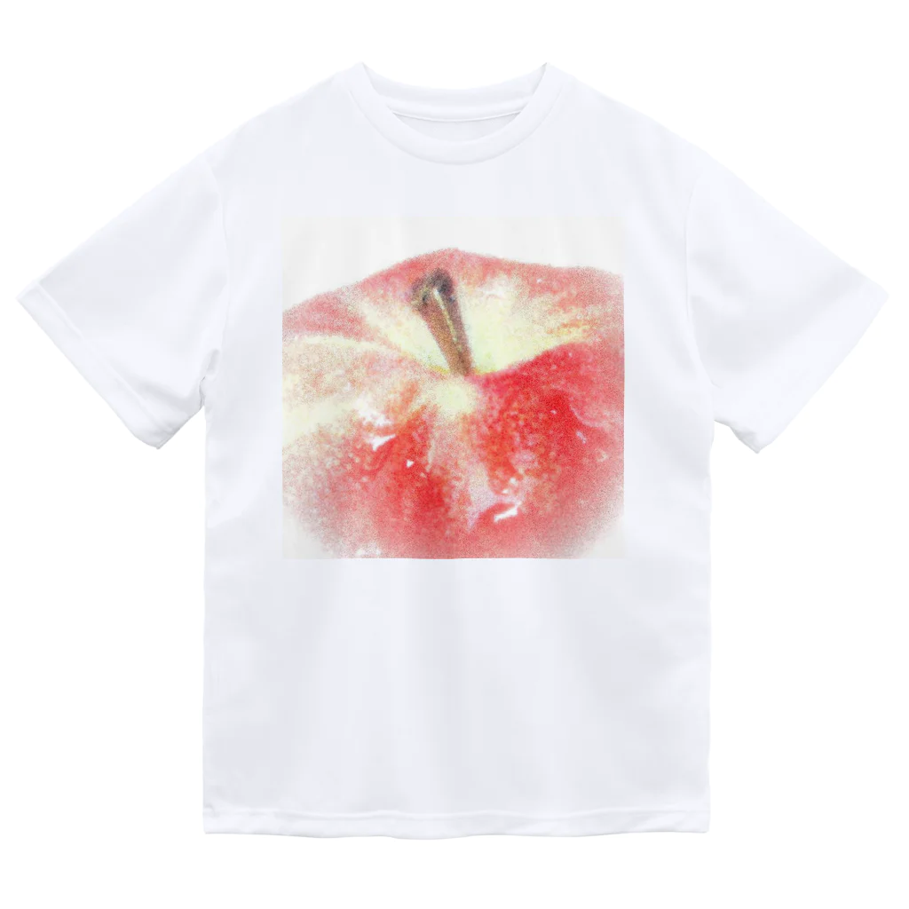 ぽんぽんあーと工房の🍎ちゃん ドライTシャツ