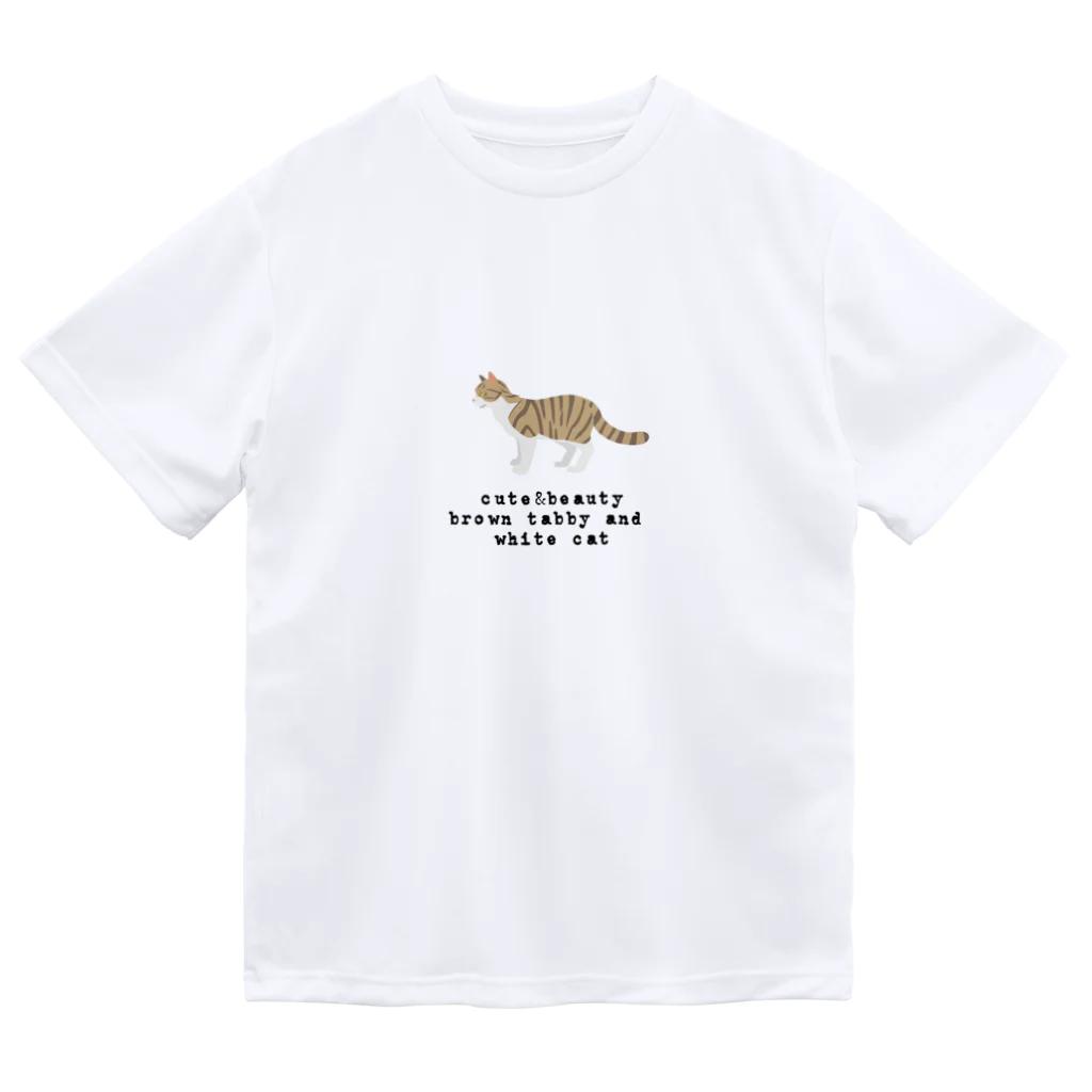 orange_honeyの猫1-9 キジ白猫 Dry T-Shirt