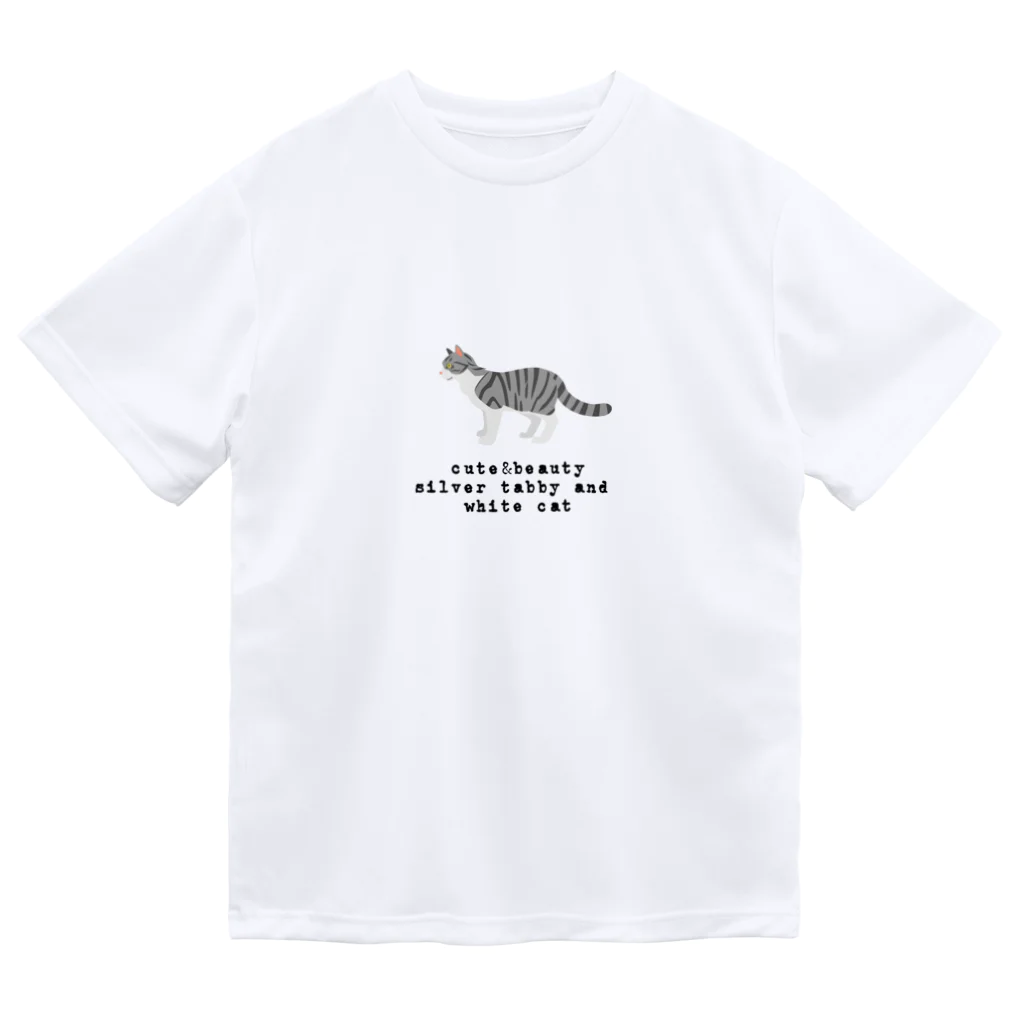 orange_honeyの猫1-10 サバ白猫 Dry T-Shirt