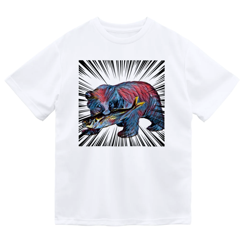 takachan Storeの熊to鯵 Dry T-Shirt