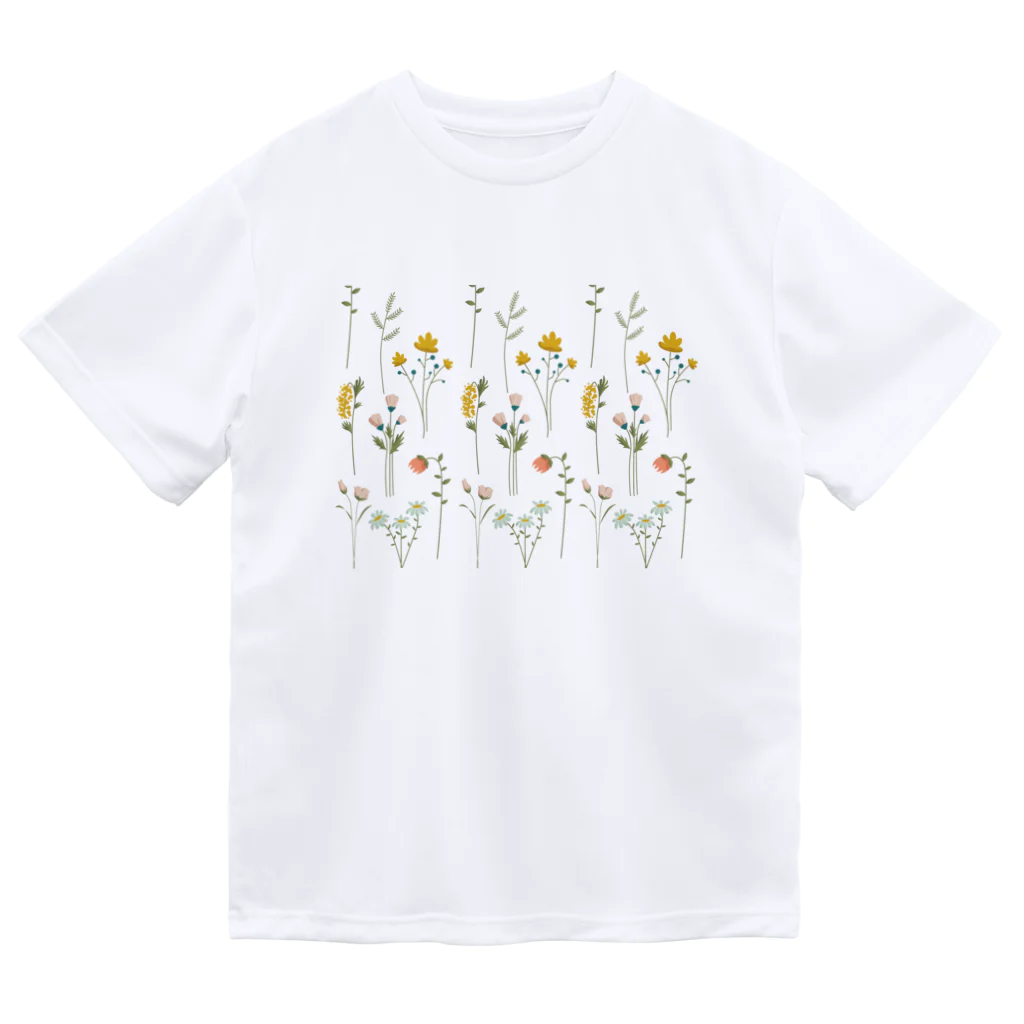 orange_honeyの花柄4 ドライTシャツ