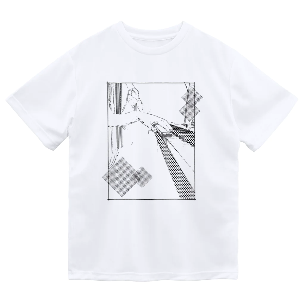 和音のPiano performance mono Dry T-Shirt