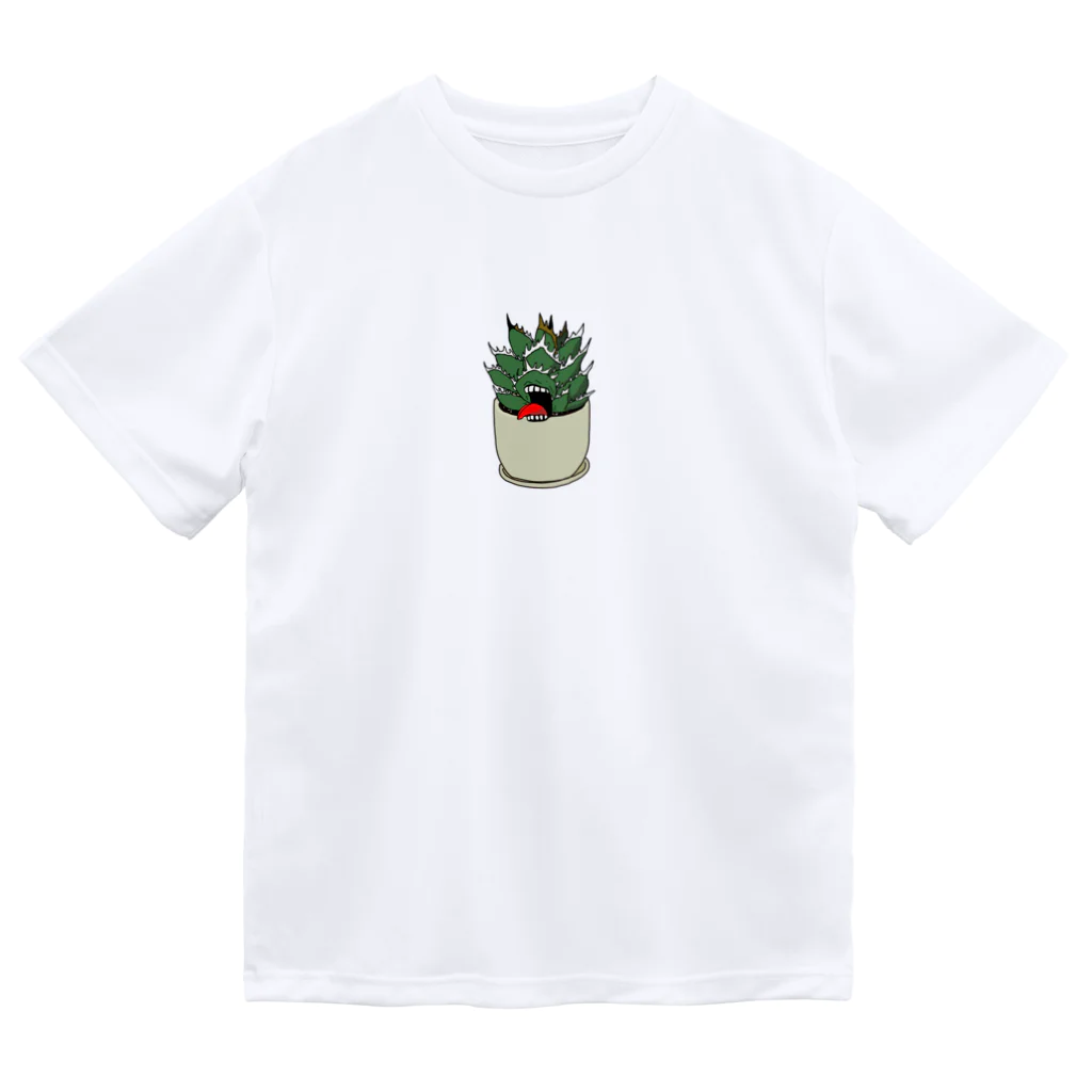 Yoko.Ryu_plants(ヨコリュー)のYoko.Ryu_plants_公式グッズ(鉢入り文字なし) ドライTシャツ