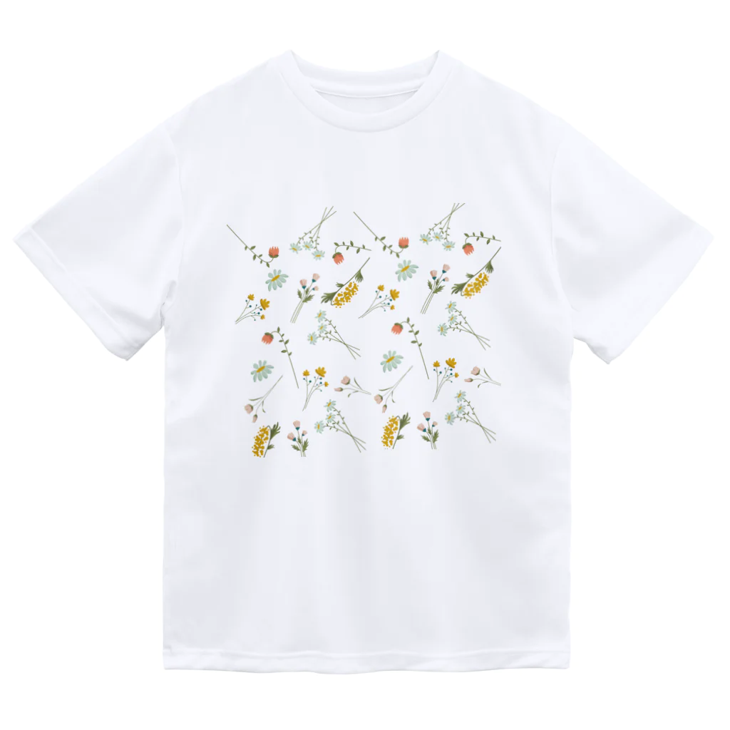 orange_honeyの花柄5 ドライTシャツ