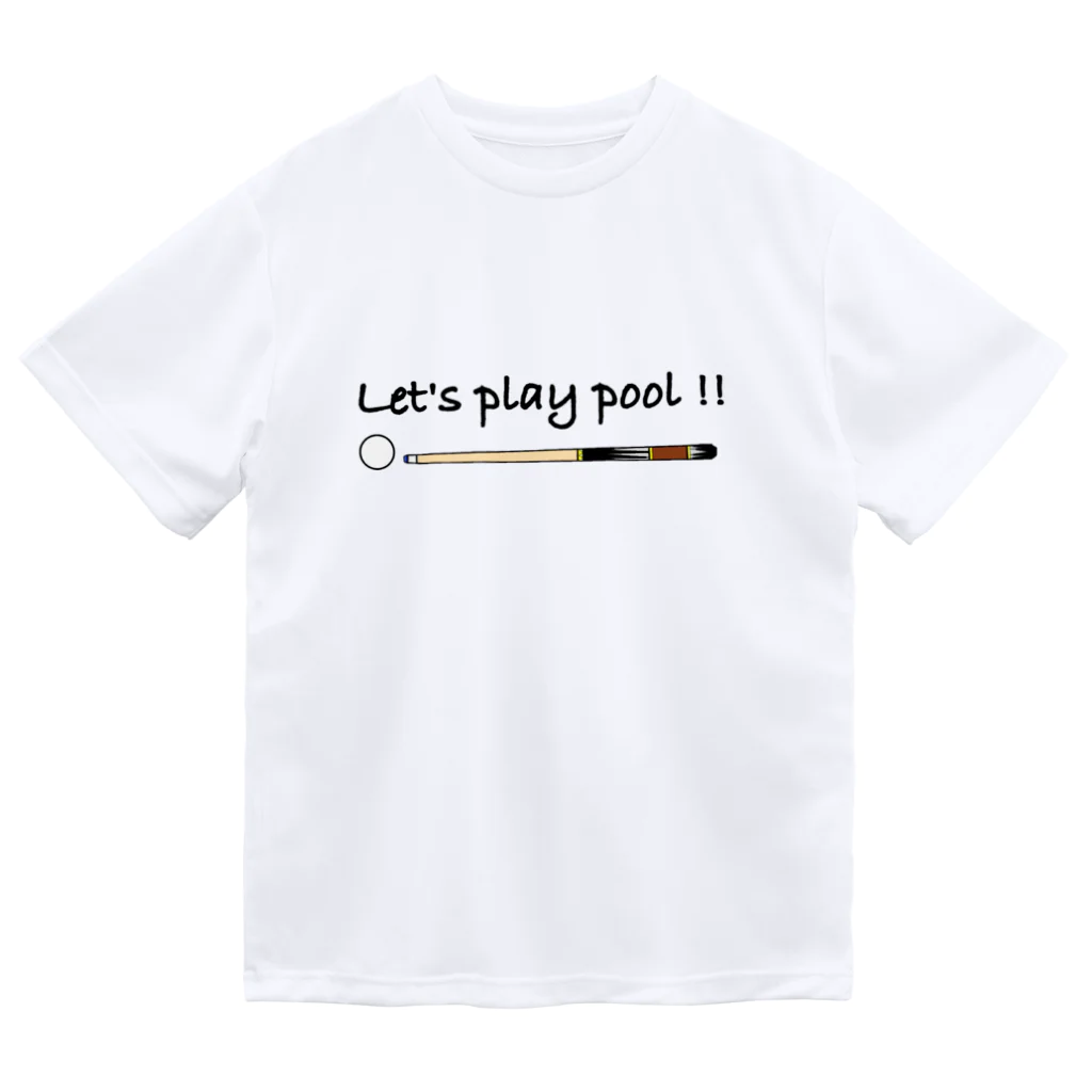 LOCO.AYAのLet’s play pool !!ビリヤードデザイン ドライTシャツ