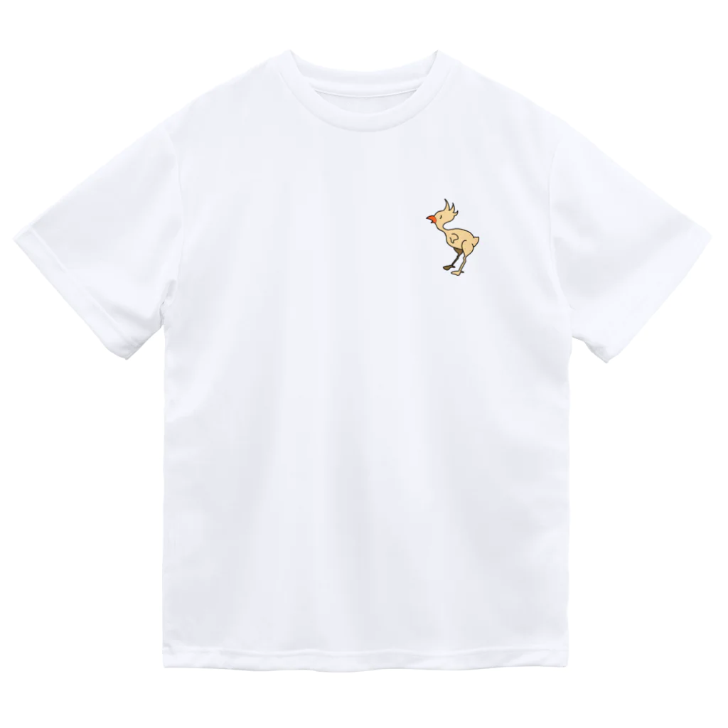 いしきんのなんかへんな鳥 ドライTシャツ