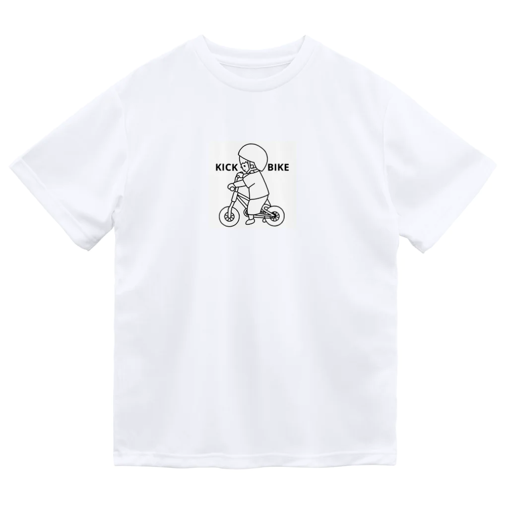 しいな　ゆうこのキックバイク練習中 ドライTシャツ