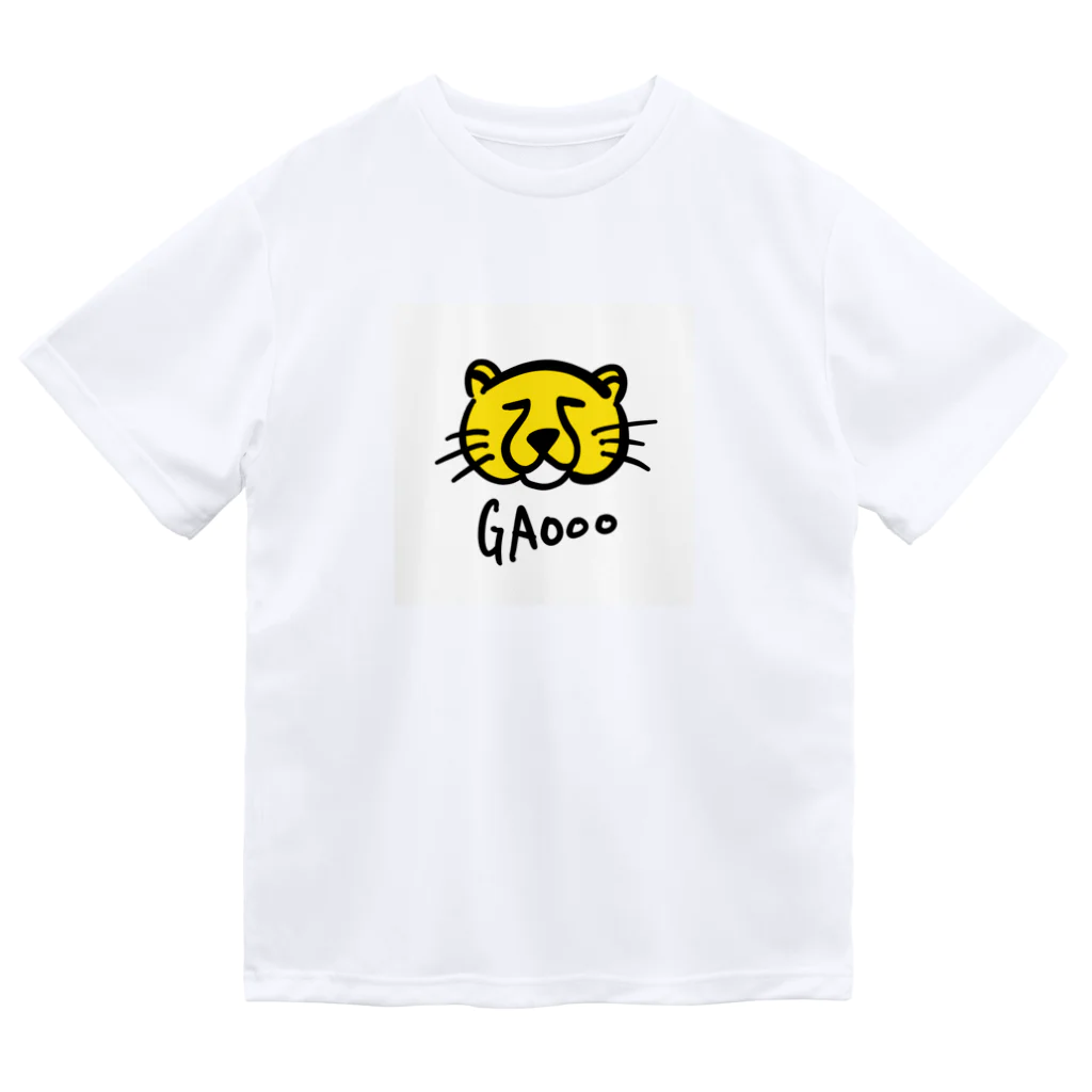 Chris designのライオン　虎　ヒョウ　チーター ドライTシャツ
