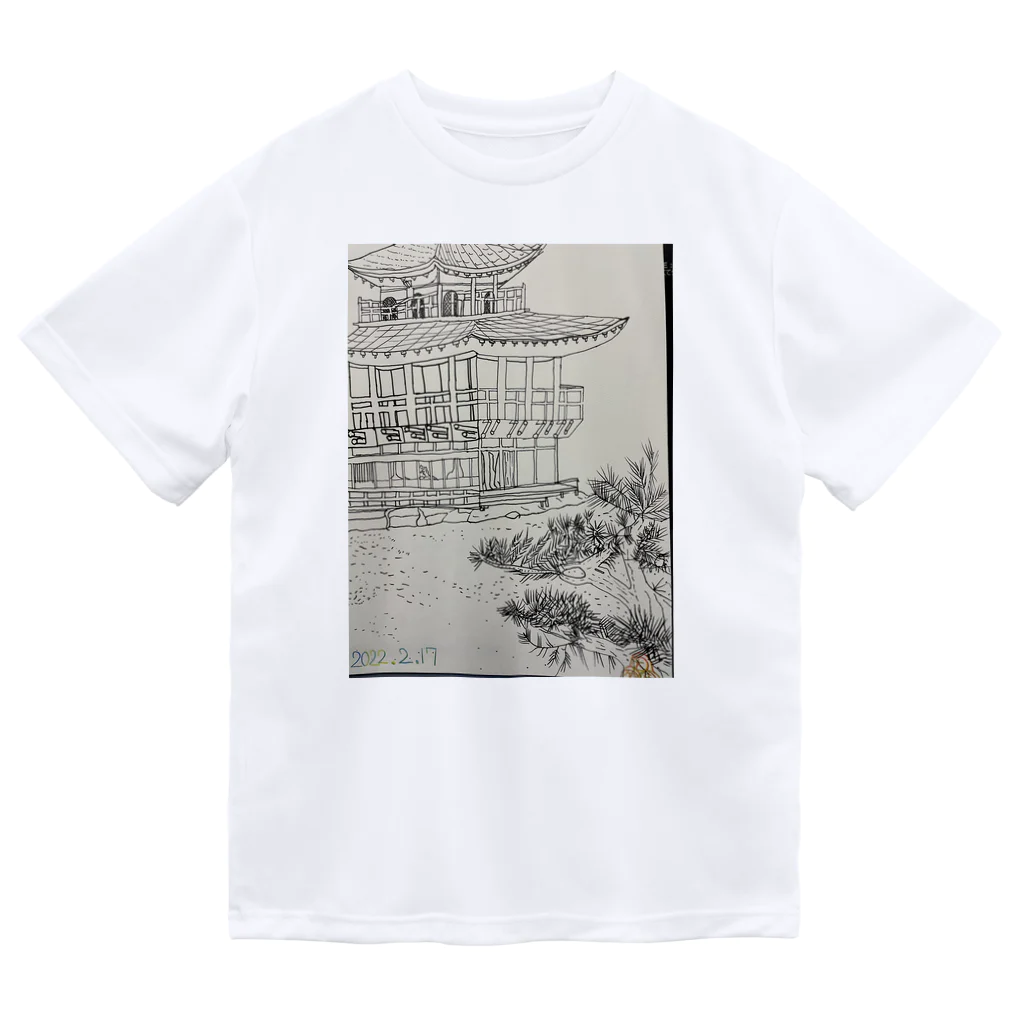 エド・ワード【江戸鉾の愛殿原】。の金閣寺 Dry T-Shirt