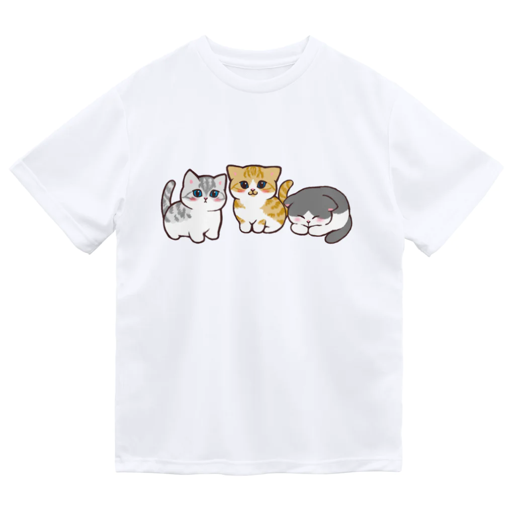 ふわにゃんshopののんびりにゃんず ドライTシャツ