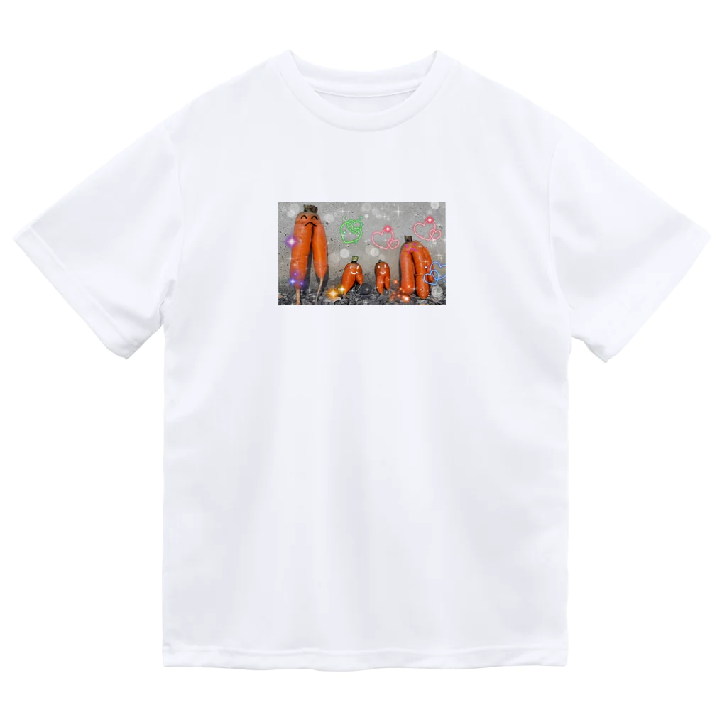 UENO_Farmのcarrot family ドライTシャツ