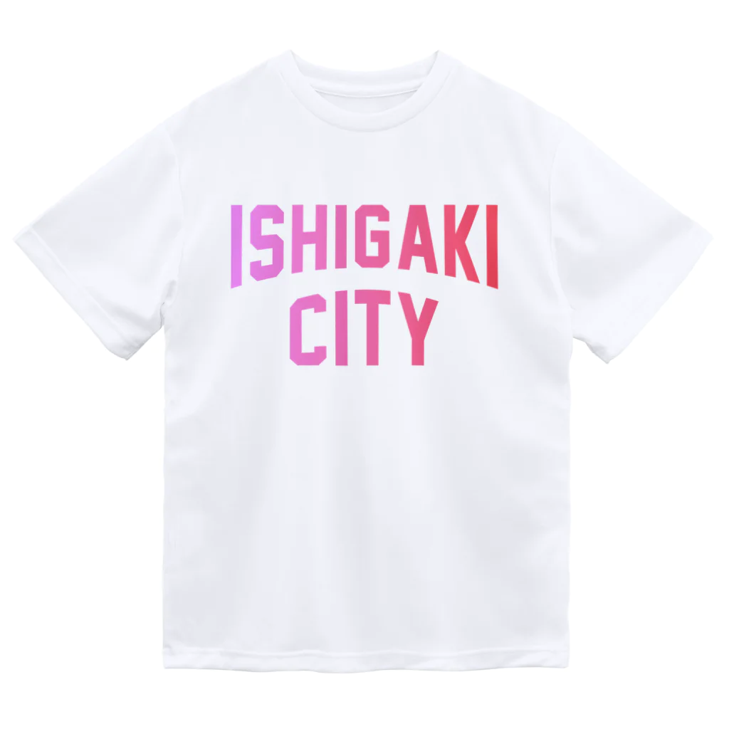 JIMOTO Wear Local Japanの石垣市 ISHIGAKI CITY ドライTシャツ