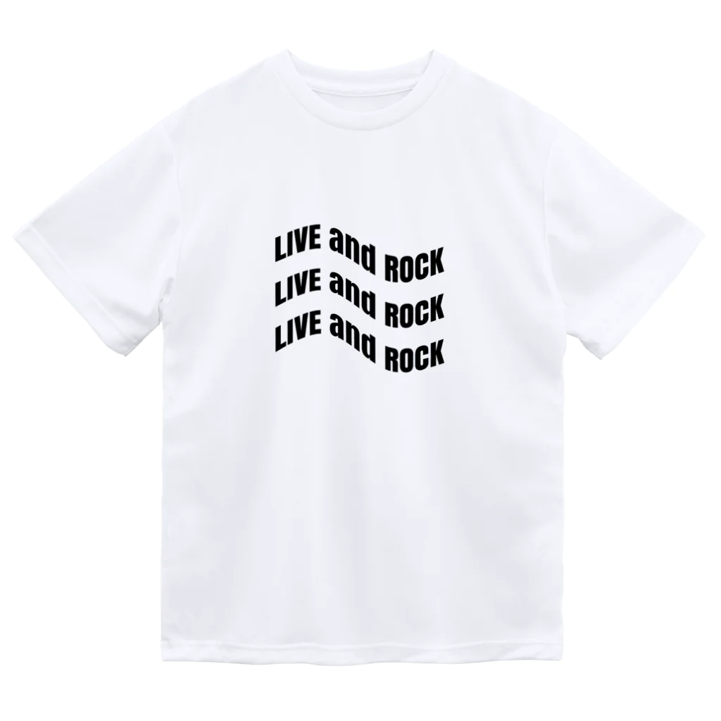 L&RのL&R  LIVE and ROCK Dry T-Shirt