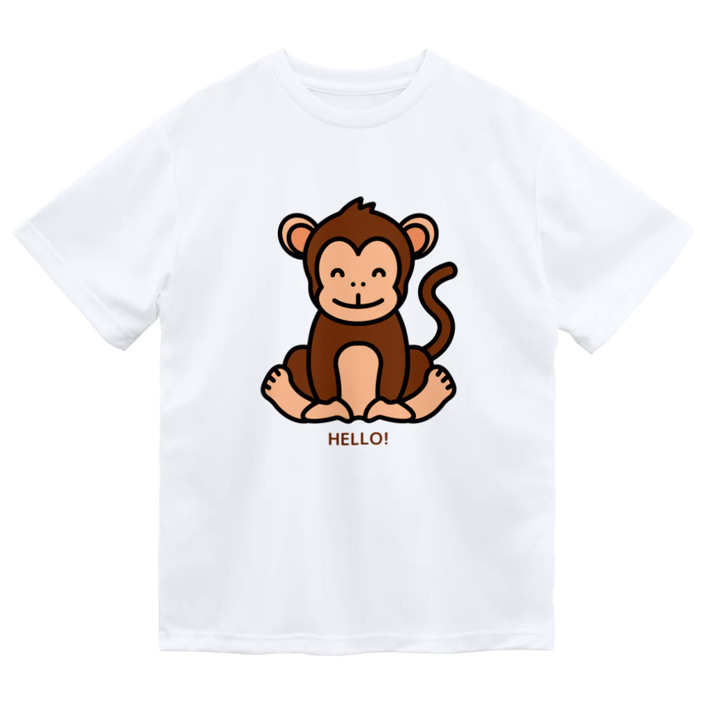 LoveAnimalのHELLO MONKEY ドライTシャツ