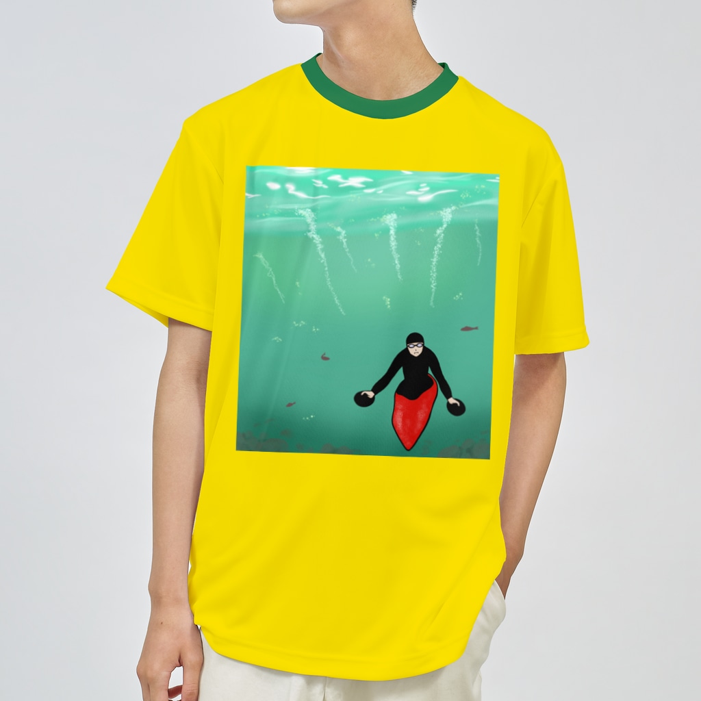 deepsterの渦 Dry T-Shirt