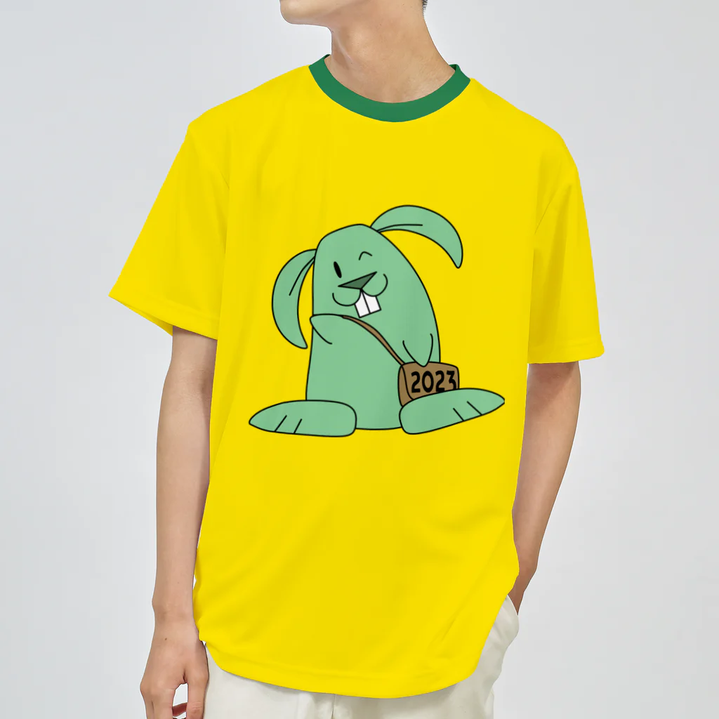 Pat's WorksのMinty the Rabbit ドライTシャツ