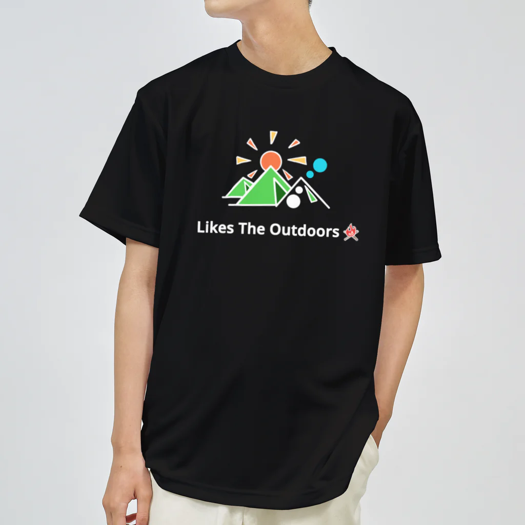 dlt.outdoorsのLikes The Outdoors　黒 ドライTシャツ