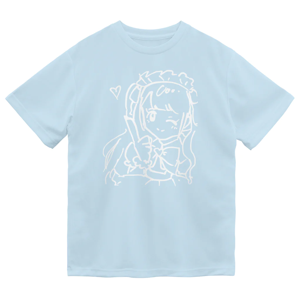 ひげぴのメイドさんイラスト Dry T-Shirt