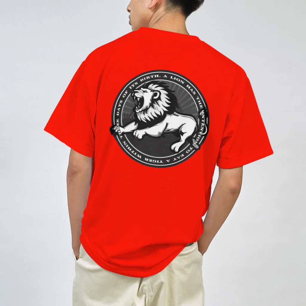 Ａ’ｚｗｏｒｋＳのLION IN A CIRCLE ドライTシャツ