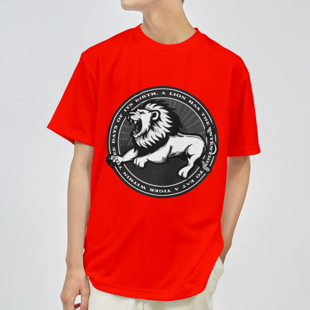 Ａ’ｚｗｏｒｋＳのLION IN A CIRCLE Dry T-Shirt