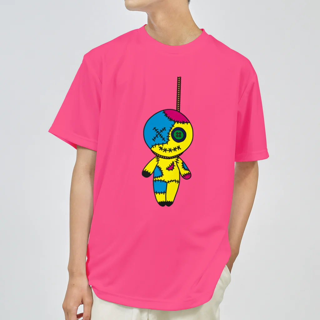 Ａ’ｚｗｏｒｋＳのHANGING VOODOO DOLL  CMYK Dry T-Shirt