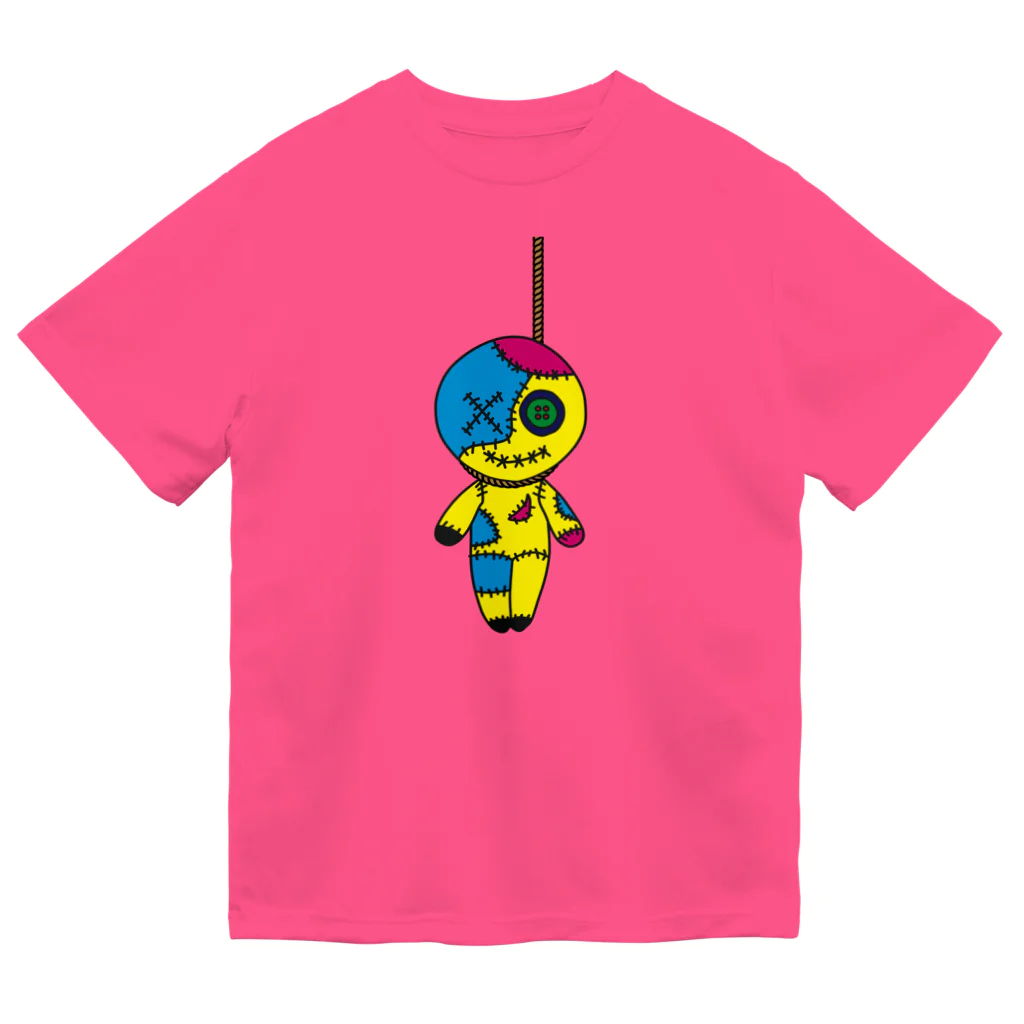 Ａ’ｚｗｏｒｋＳのHANGING VOODOO DOLL  CMYK Dry T-Shirt