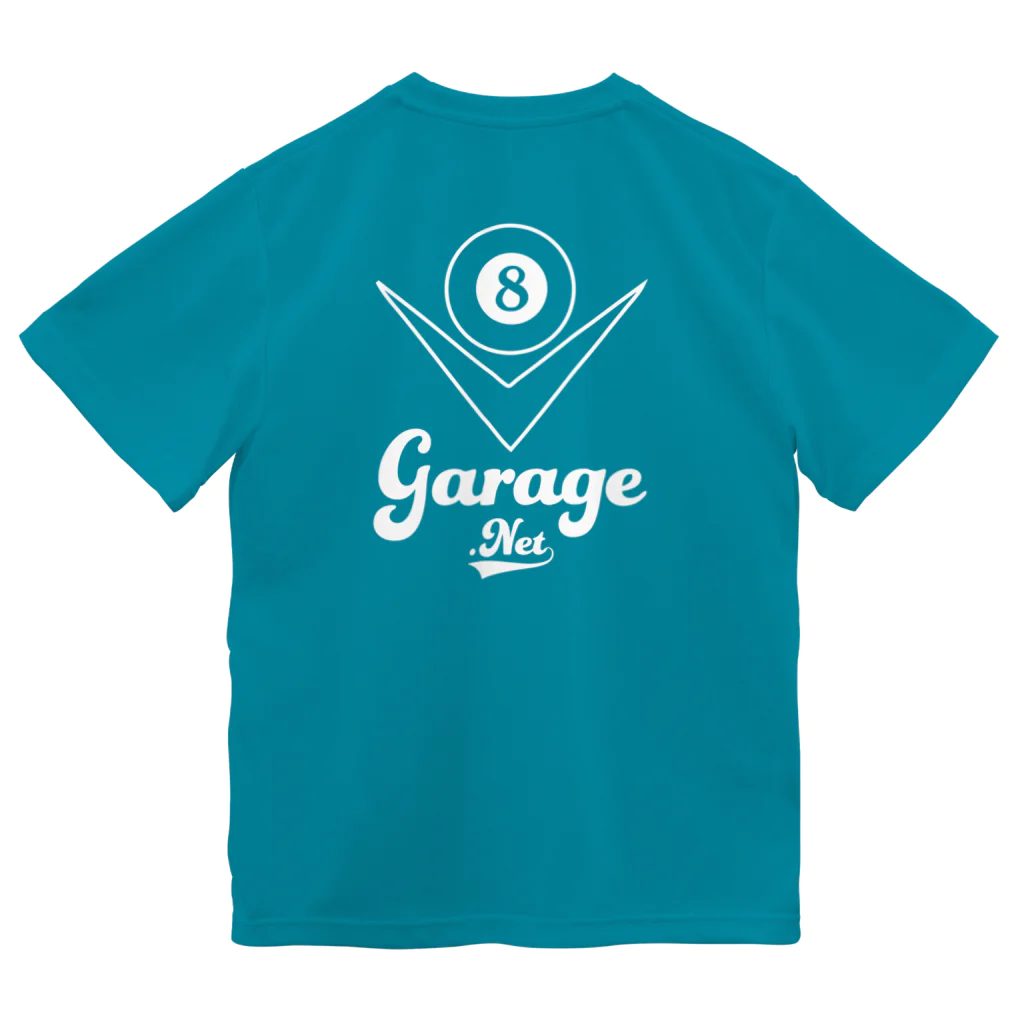 8garage SUZURI SHOPの8garage ロゴ ドライTシャツ