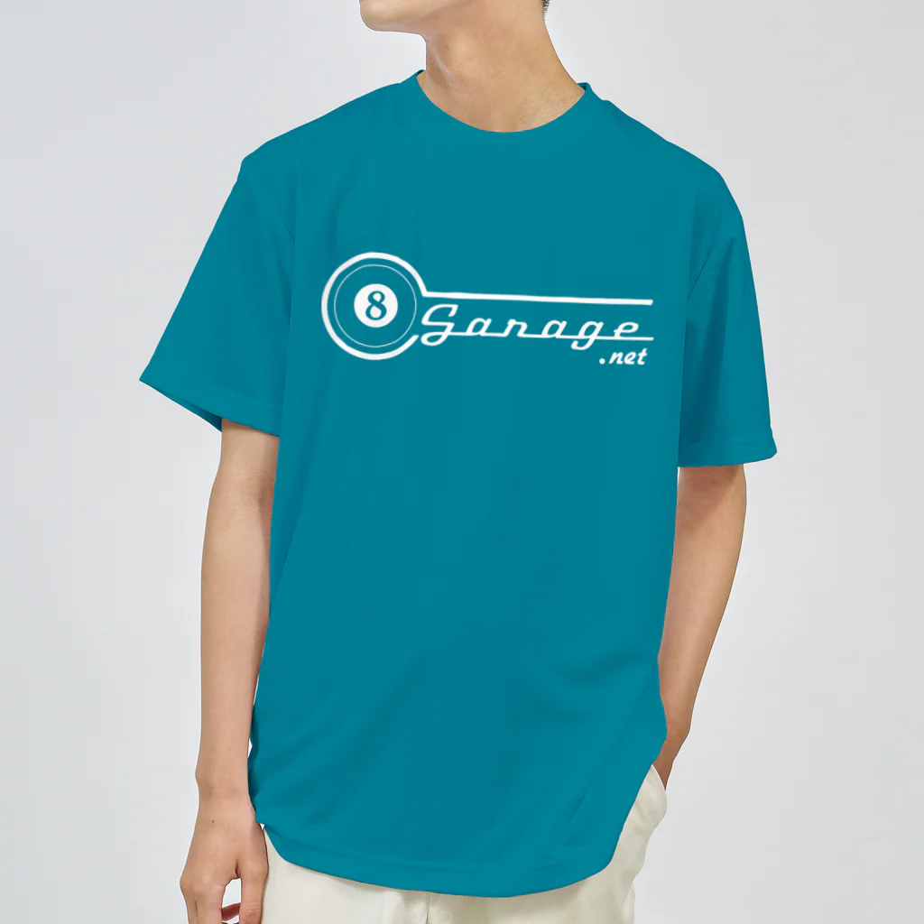 8garage SUZURI SHOPの8garage ロゴ ドライTシャツ