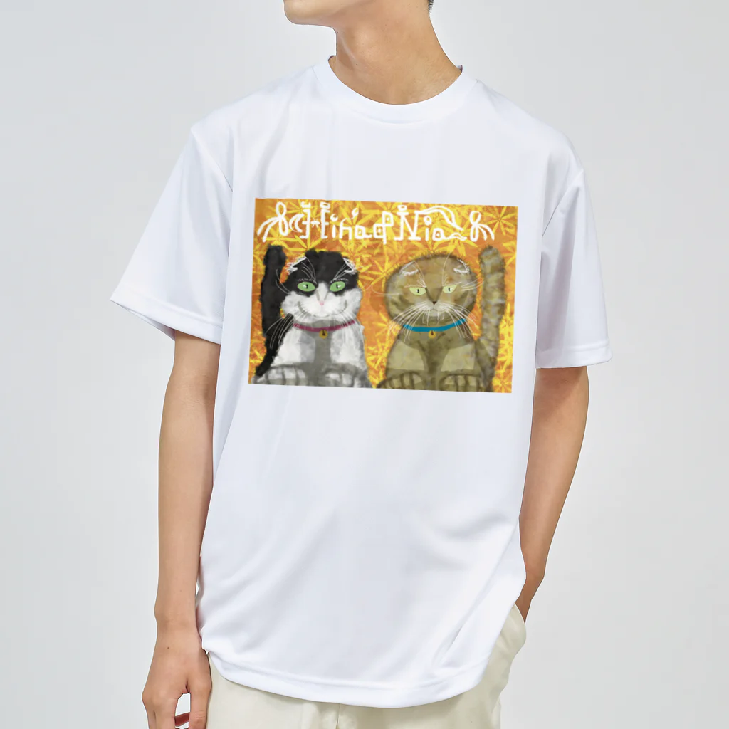 AkironBoy's_Shopの愛猫「Hina&Nia」Part-2 Dry T-Shirt