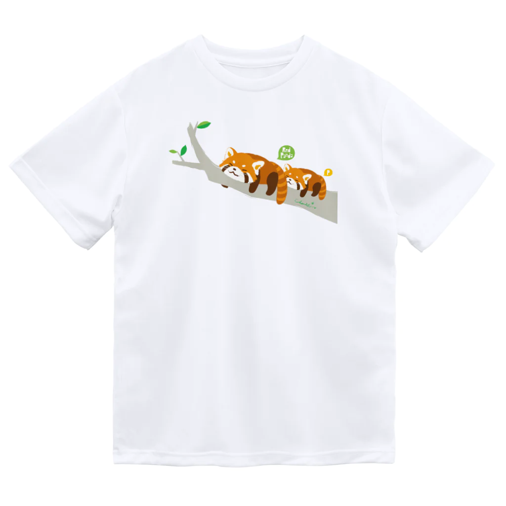 LittleLoroのレッサーパンダの脱力ゆるゆる人生 0463 Dry T-Shirt