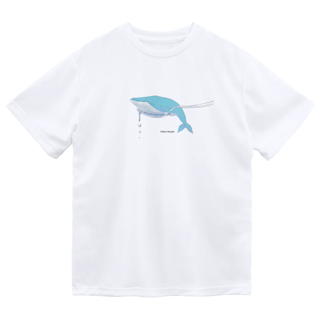 neconos Goodsのすくわれたクジラさん ドライTシャツ