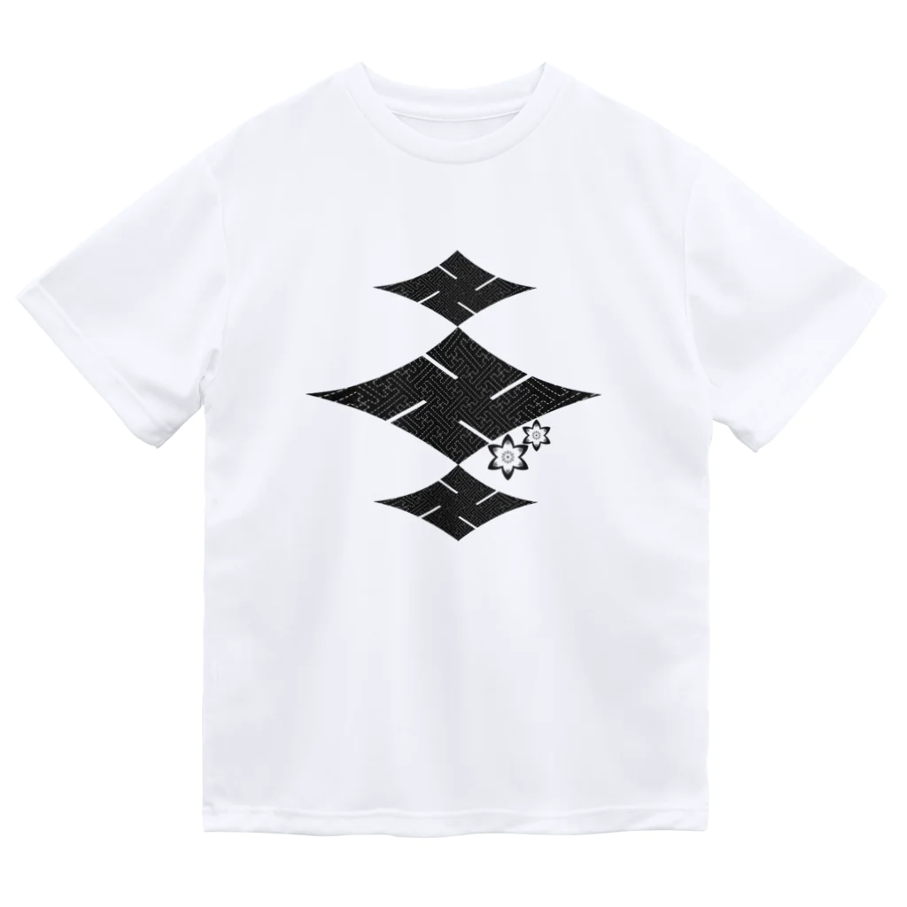 RMk→D (アールエムケード)の楼卍(ロマン)の黒。 Dry T-Shirt