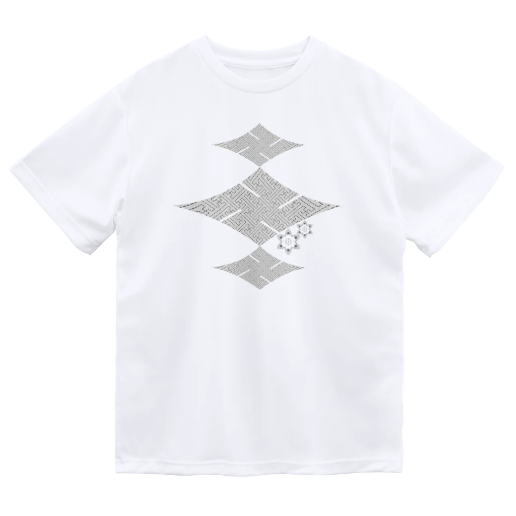 RMk→D (アールエムケード)の楼卍(ロマン)の灰 ドライTシャツ