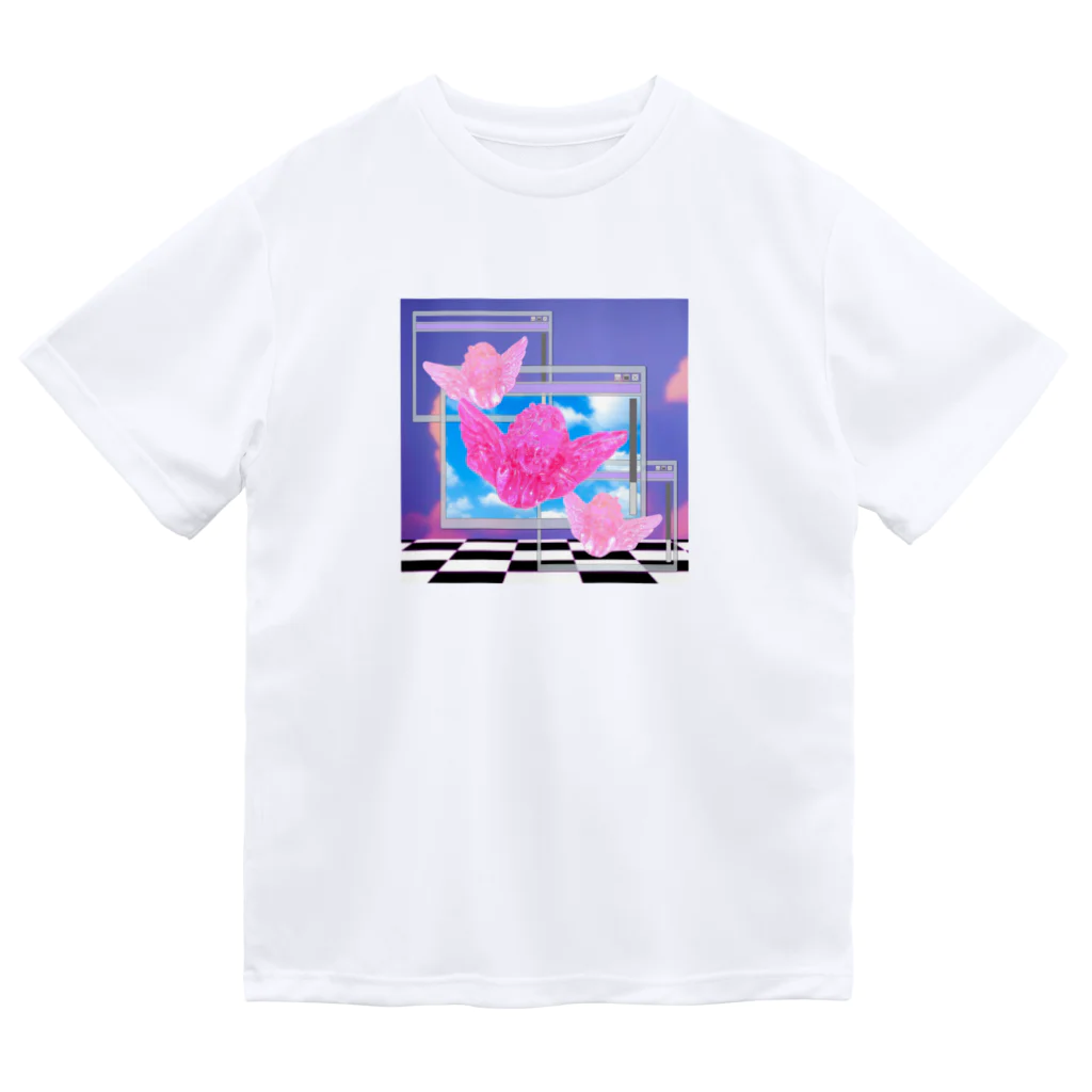 けいこうしょくの空と天使 Dry T-Shirt