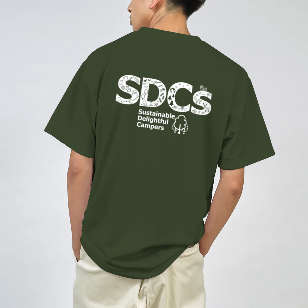 Too fool campers Shop!のSDCsキャンペーン ハイジ＠キャンプコラボ(白文字) ドライTシャツ