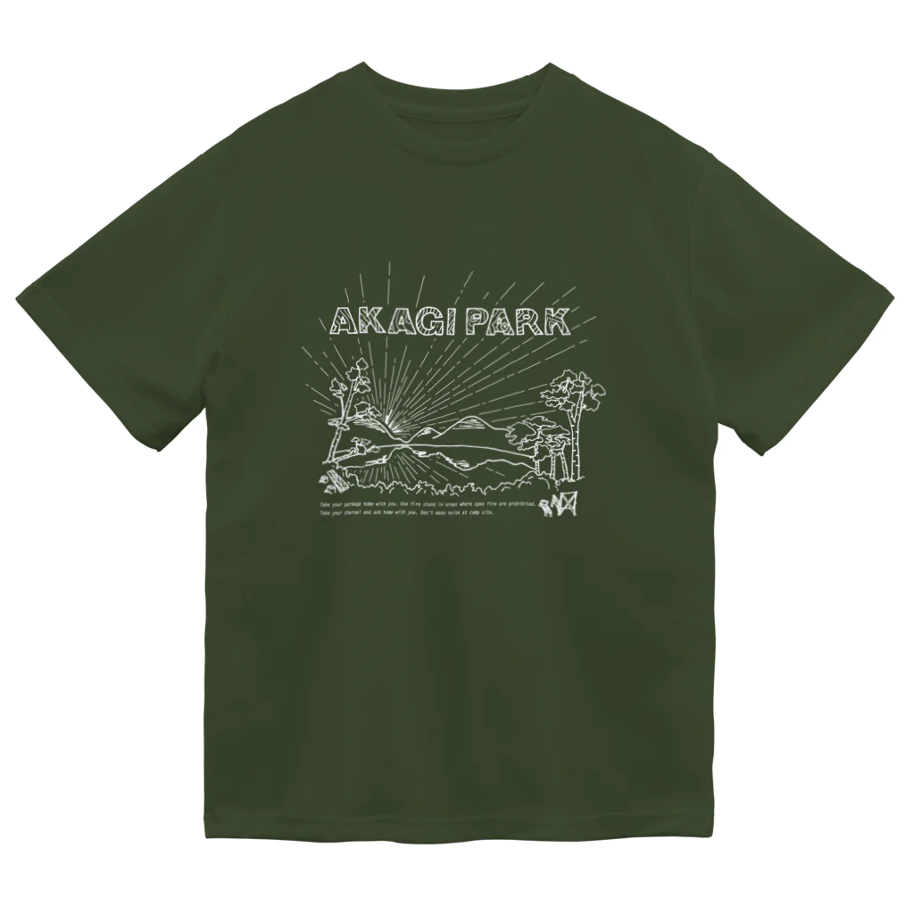 Too fool campers Shop!のAKAGI★park02(白文字) ドライTシャツ