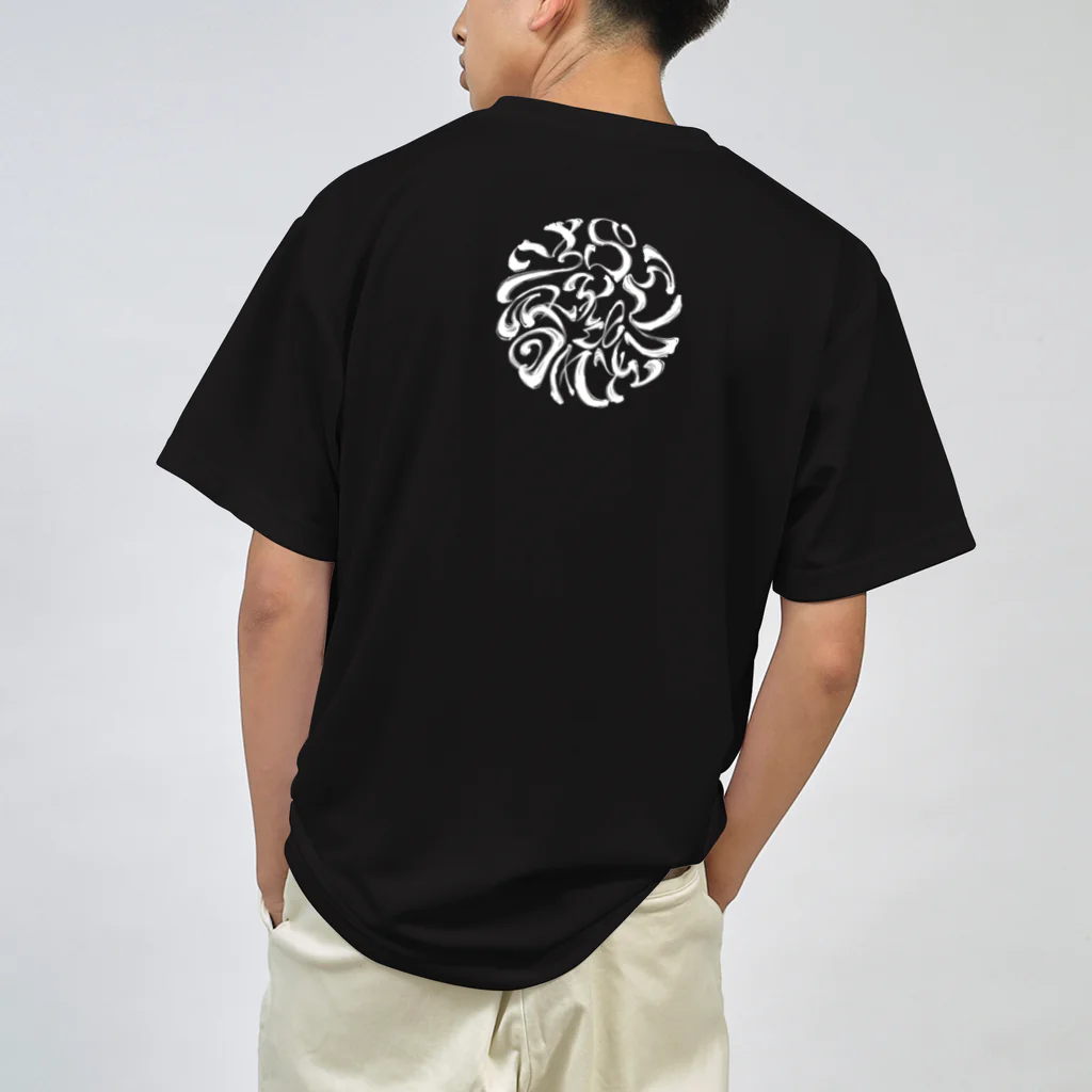 Y's Ink Works Official Shop at suzuriのRising sun Crow (White Print) ドライTシャツ