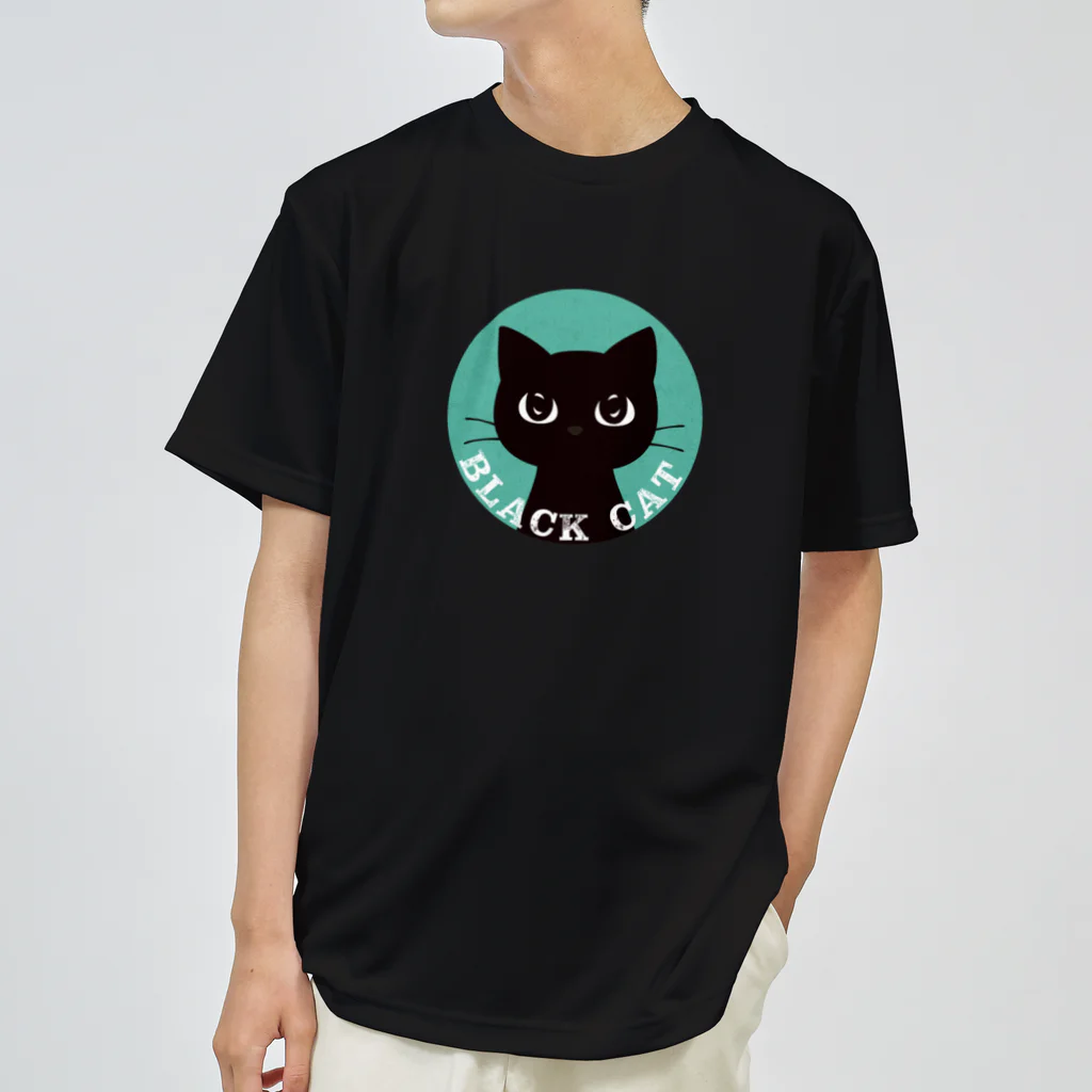 あずき缶のBLACK CAT Dry T-Shirt