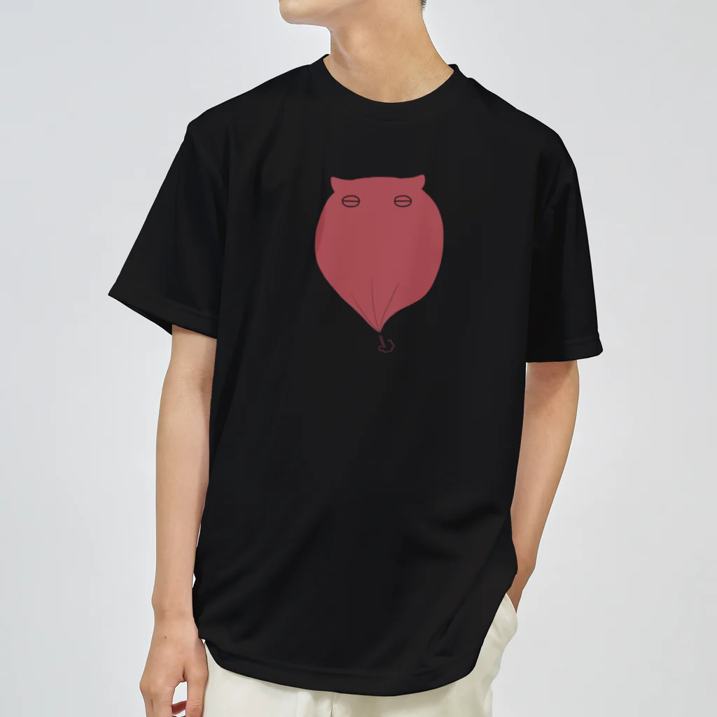 mugioのメンダコ(赤) Dry T-Shirt