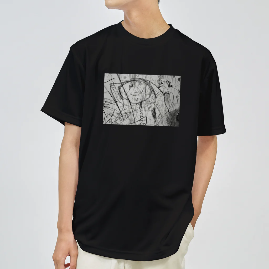 crowolf のsketches Dry T-Shirt