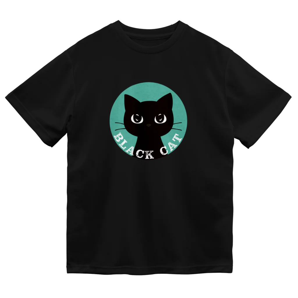 あずき缶のBLACK CAT Dry T-Shirt