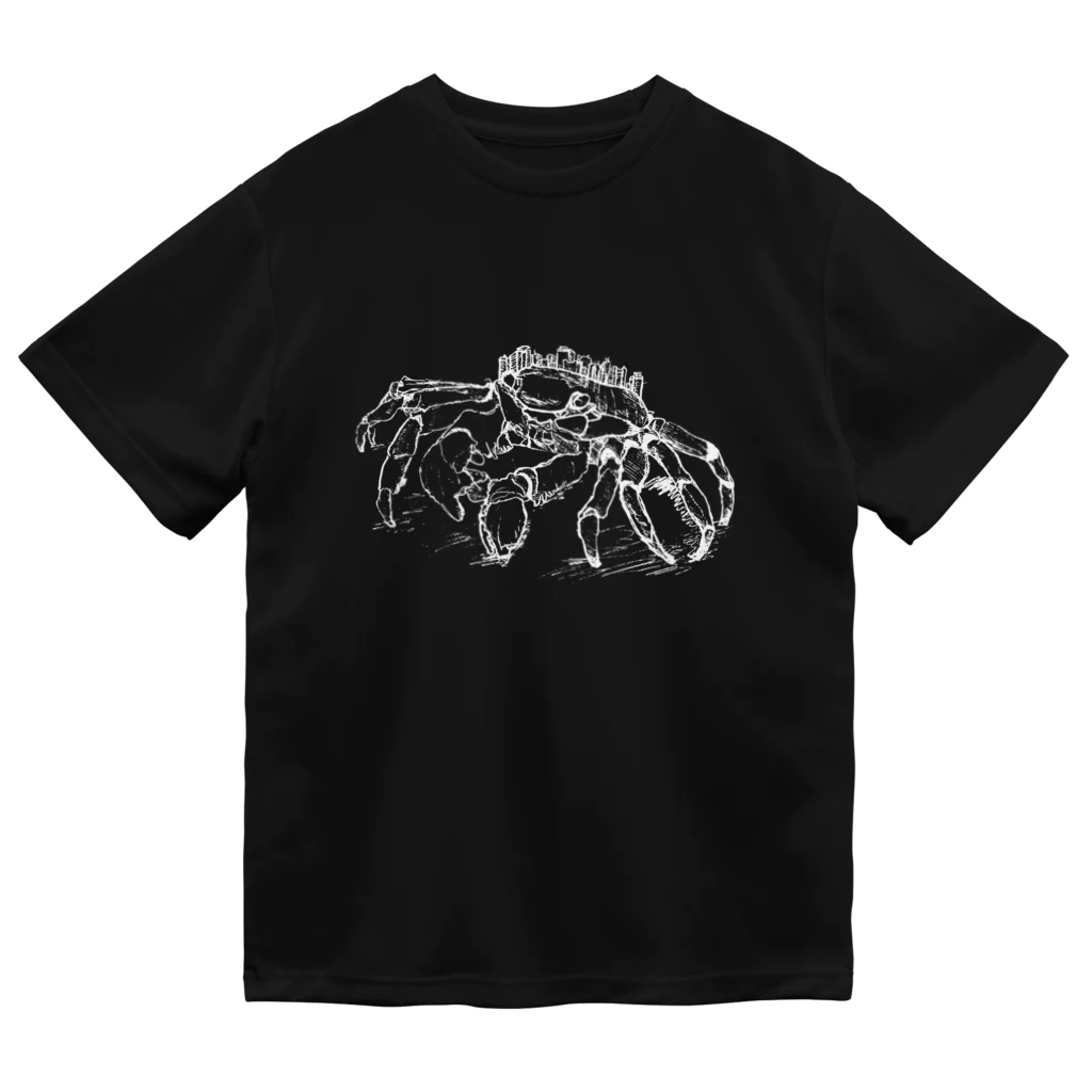 Smallfieldのリンクラブ　crab-city-wh01 ドライTシャツ