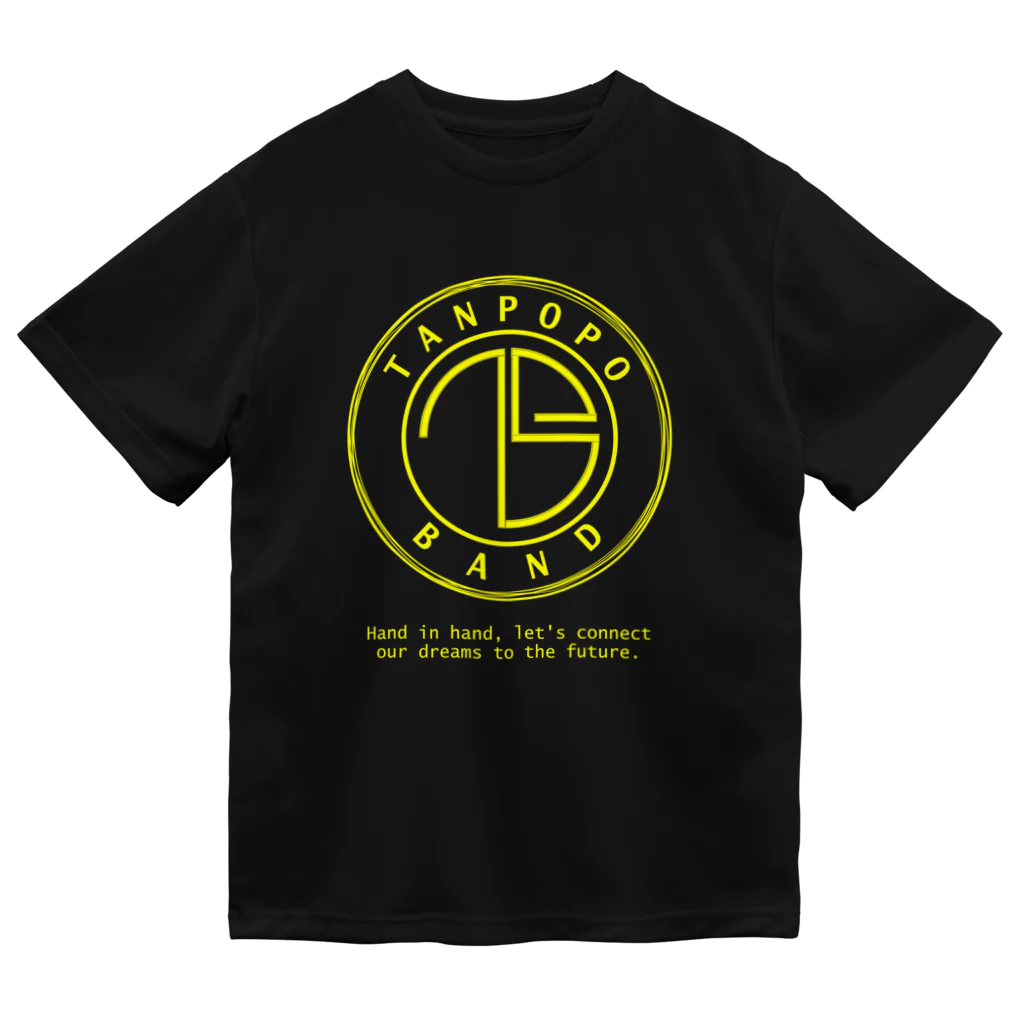 Tanpopo_Bandのたんぽぽバンド ドライTシャツ　黄ロゴ（各色） ドライTシャツ