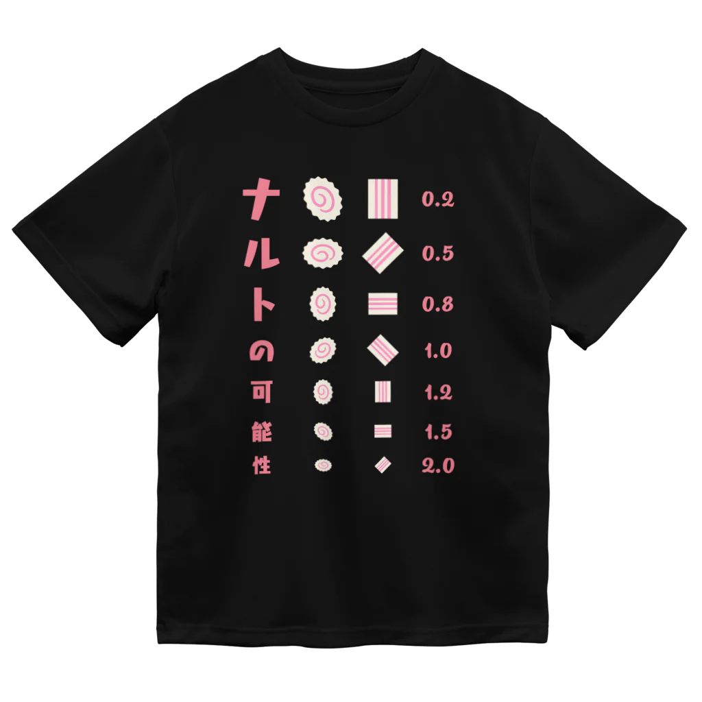 kg_shopのナルトの可能性【視力検査表パロディ】 ドライTシャツ