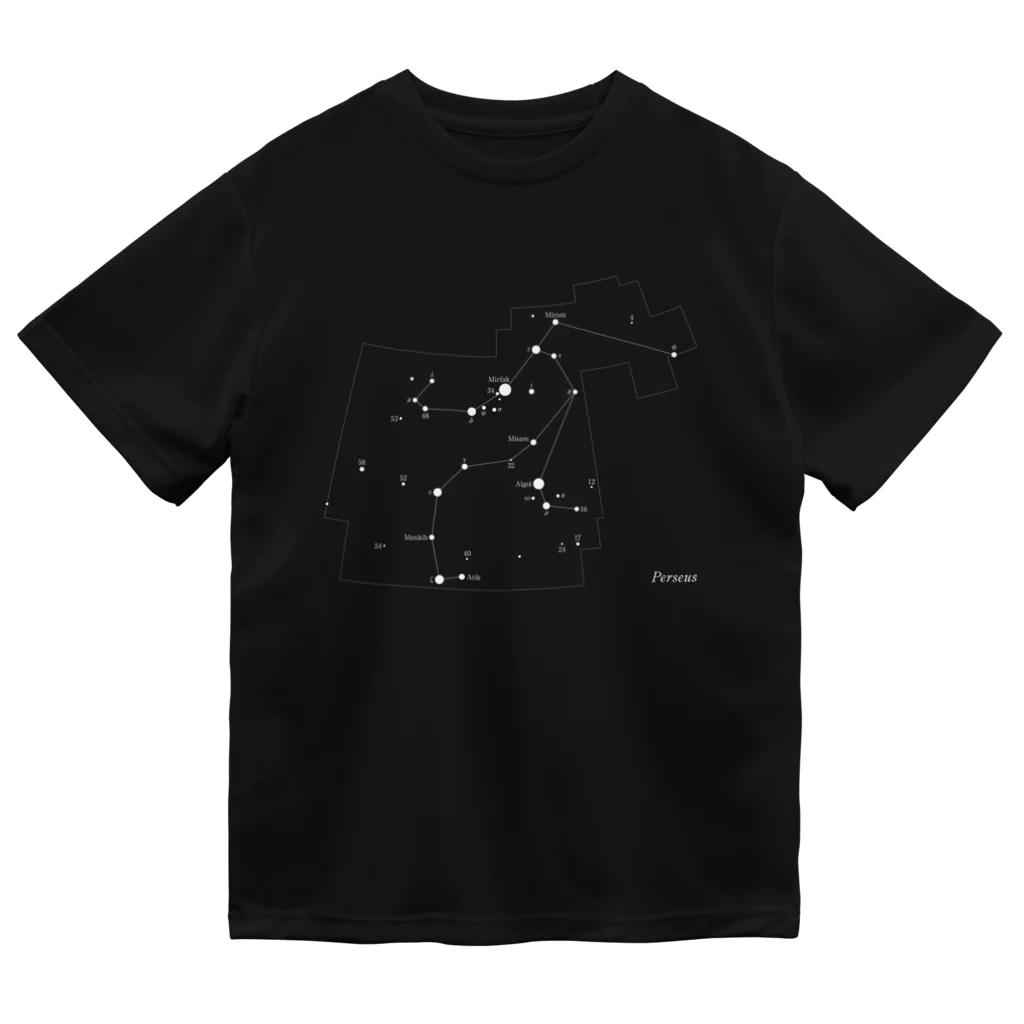 プラネコリウムのペルセウス座(88星座シリーズ) ドライTシャツ