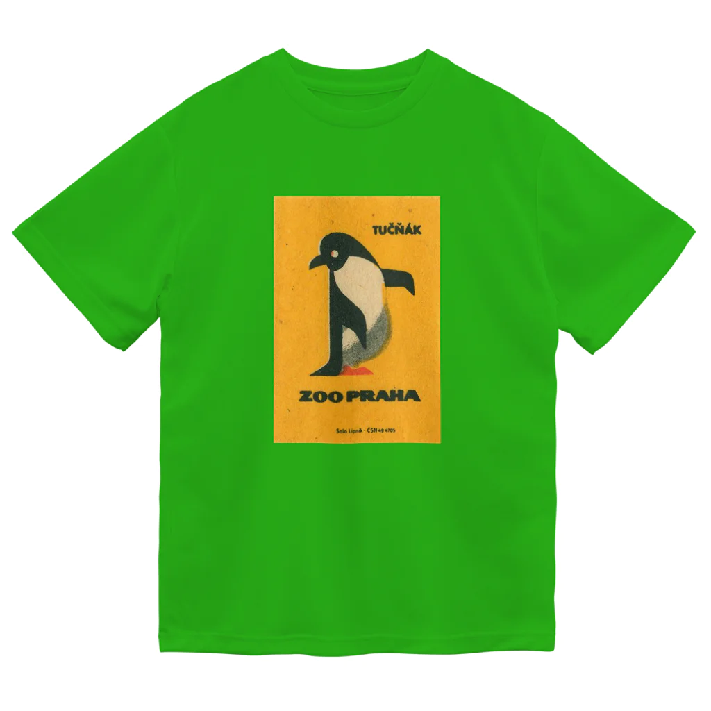 YS VINTAGE WORKSのチェコ・プラハ動物園　ペンギン　 Dry T-Shirt